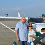 Mom and Dad next to N8487S